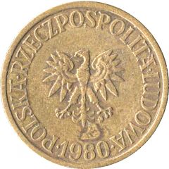 5 Zlotys 1st Eagle Design