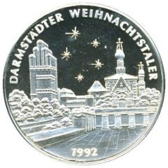 Darmstädter Weihnachtstaler Mathildenhöhe