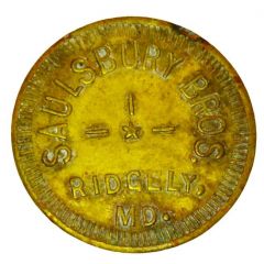 Token - Saulsbury Bros. Ridgely, Maryland