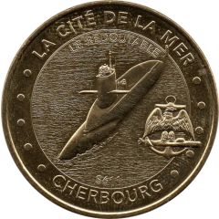 Monnaie de Paris Tourist Token - Cherbourg La Cité de la Mer - Le redoutable S611