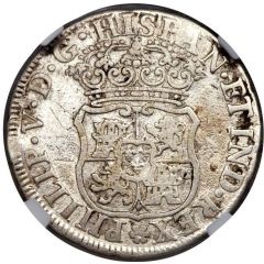 2 Reales - Felipe V Pattern
