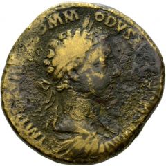Sestertius - Commodus TR P II COS P P S C DE SARMATIS