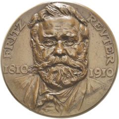 100th anniversary of the poet and writer Fritz Reuter