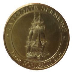 Tourist token - Médailles et Patrimoine - Bordeaux - La frégate Hermione