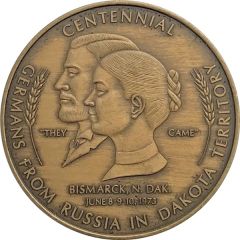 Token - Centennial of Germans from Russia in Dakota Territory