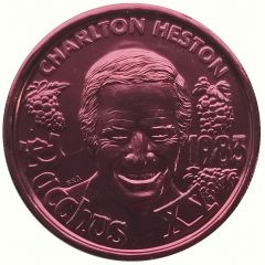 Mardi Gras Token - Bacchus Charlton Heston, New Orleans, Louisiana