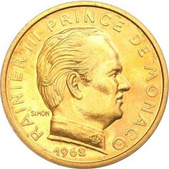 10 Centimes - Rainier III Essai
