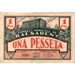 1 Peseta Balsareny