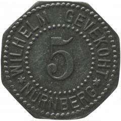 5 Pfennig - Nürnberg Wilhelm Gevekoht