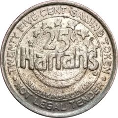25 Cent Gaming Token - Harrah`s Casino North Kansas, Mo.