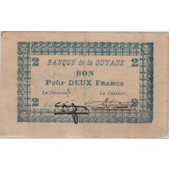 2 Francs Émission d`urgence