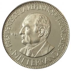 Medal - Présidents de la République Française Mitterrand