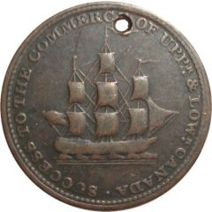 1/2 Penny Sir Isaac Brock