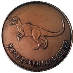 Token - Tetley, The Lost World No 4. Pachycephalosaurus