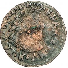 Double Tournois - Louis XIII Bordeaux mint, 13th type