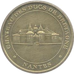 Monnaie de Paris Tourist Token - Nantes Château des Ducs de Bretagne - Vue d`ensemble