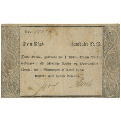 1 Rigsbankdaler N.V. Prinsesedler