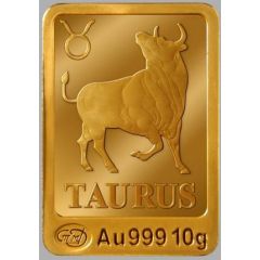 10 Grams Gold Zodiac signs - Taurus