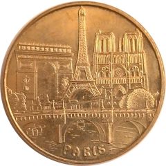 Monnaie de Paris Tourist Token - Paris Les 3 monuments et le Pont-Neuf