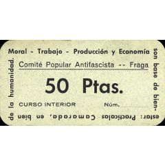 50 Pesetas Fraga