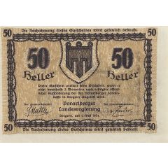 50 Heller Vorarlberg