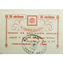 25 Céntimos Benidorm