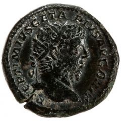 Dupondius - Geta FORT RED TR P III COS II P P S C, Fortuna