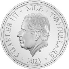 2 Dollars - Charles III Hawksbill Turtle