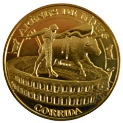 Tourist token - Monnaie de Paris - Nîmes - Les arènes - La Corrida