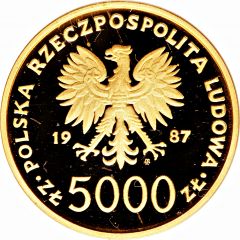 5000 Zlotys Papal Visit, Gold Bullion