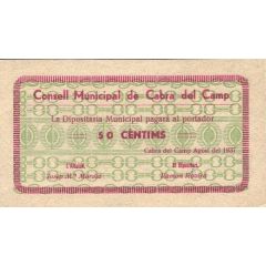 50 Céntimos Cabra del Camp