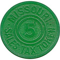 5 Mills - Sales Tax Token Missouri