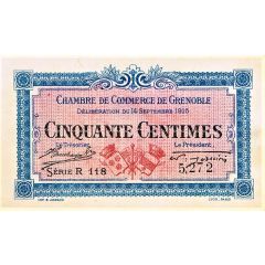 50 Centimes - Chambre de Commerce de Grenoble 38