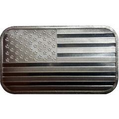 1 oz Silver American Flag Bullion Bar