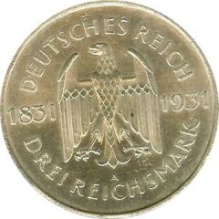 3 Reichsmark Freiherr vom Stein