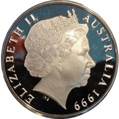 1 Dollar - Elizabeth II 4th Portrait - Majestic Images - Silver Proof