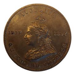 Medal - Diamond Jubilee Queen Victoria Montreal