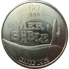 Jeton touristique - Monnaie de Paris - Ermenonville - Mer de Sable - 60 ans