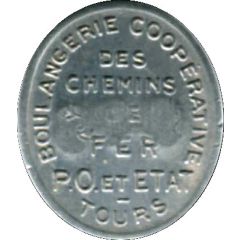 500 Grammes Pain - Boulangerie coopérative des chemins de Fer Tours