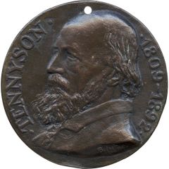 Memorial medal - Alfred Lord Tennyson