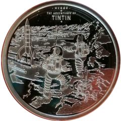 Token - The Adventures of Tintin 50th Anniversary Explorers on the Moon