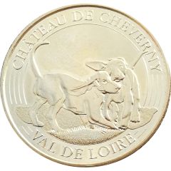 Monnaie de Paris Tourist Token - Val de Loire Château de Cheverny - Les chiots