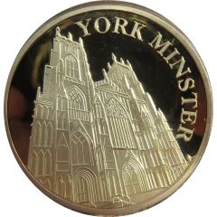 Medal - York Minster Gold coloured