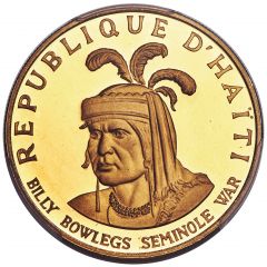 100 Gourdes Billy Bowlegs Seminole War