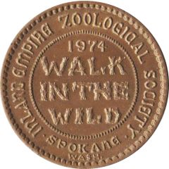 Token - Inland Empire Zoological Society Spokane, Washington