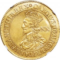 1 Unite - Charles I Briot`s milled issue