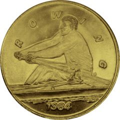 Token - SCRTD Fare Games of the XXIIIrd Olympiad Los Angeles 1984 - Rowing, Los Angeles, California