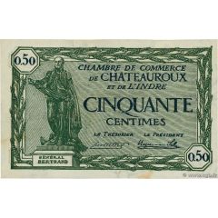 50 centimes - Chambre de Commerce de Châteauroux [36]