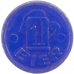 1 Bier blau