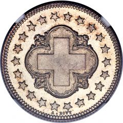 2 Francs Pattern